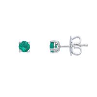 Pendientes Babila Milano Colore in Oro blanco Smeraldo 0.55 Ct 220866 - 220866